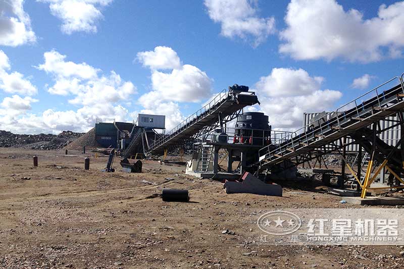 安徽鐵礦石破碎生產線現場 安徽鐵礦石破碎生產線現場
