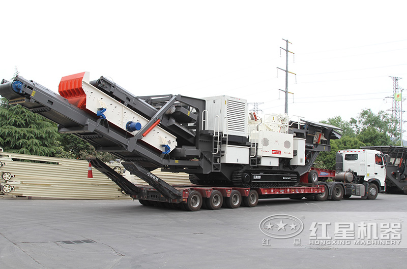 履帶移動反擊式破碎機發貨 履帶移動反擊式破碎機發貨