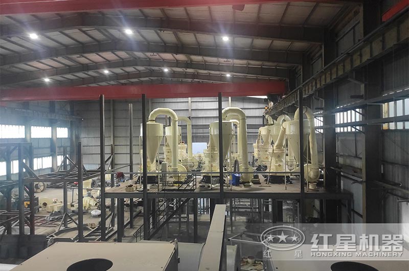 無人操作環(huán)保磨粉車間