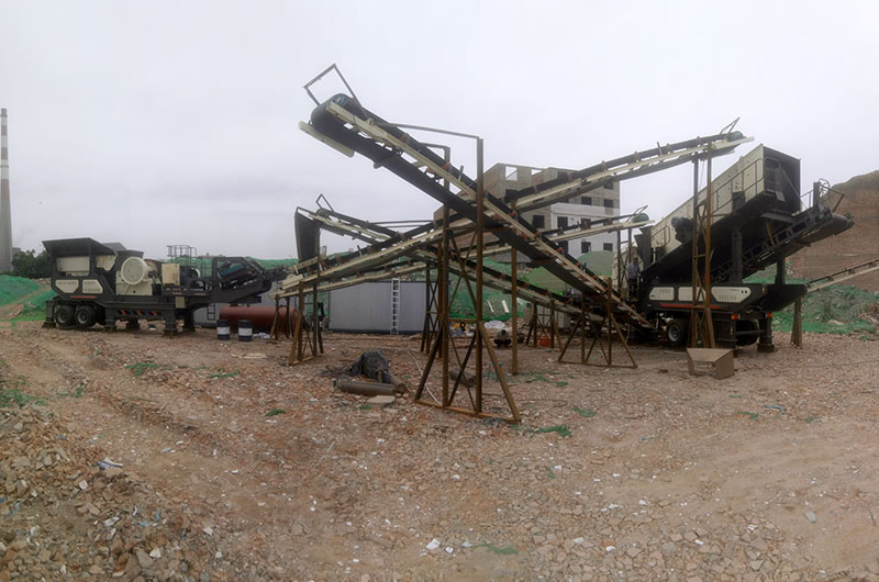 建筑垃圾移動碎石機現場實拍 建筑垃圾移動碎石機現場實拍