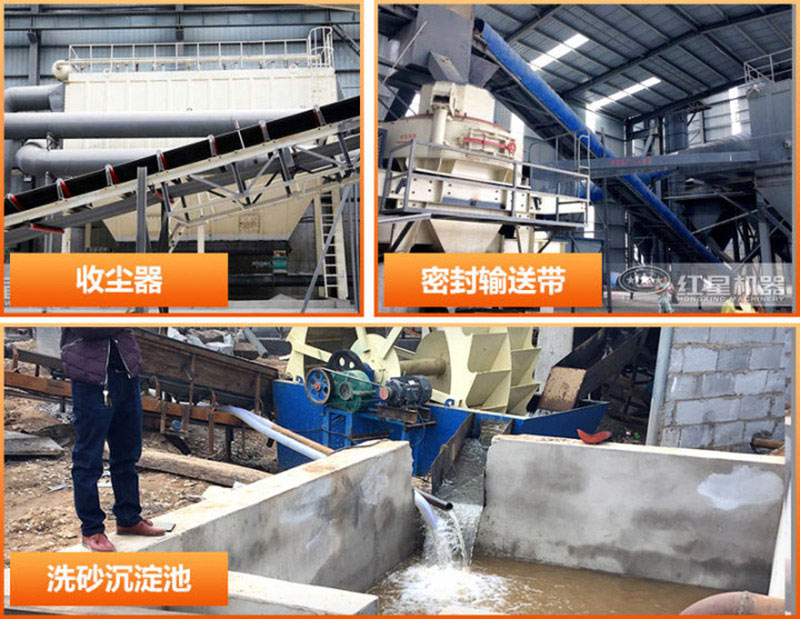 全封閉制砂生產線環保措施
