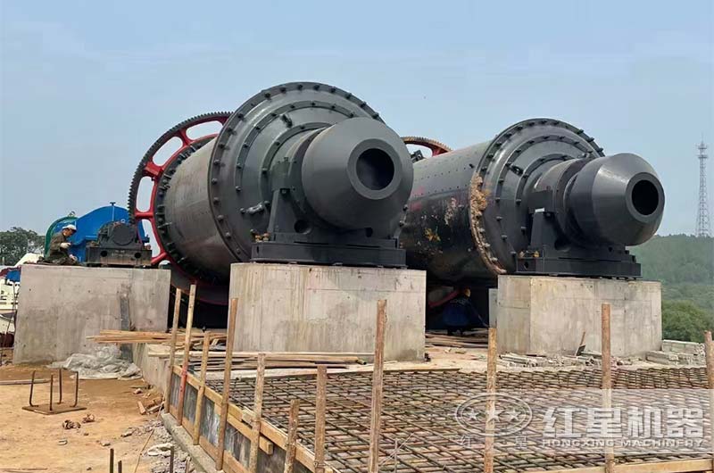 石灰石節能球磨機現場
