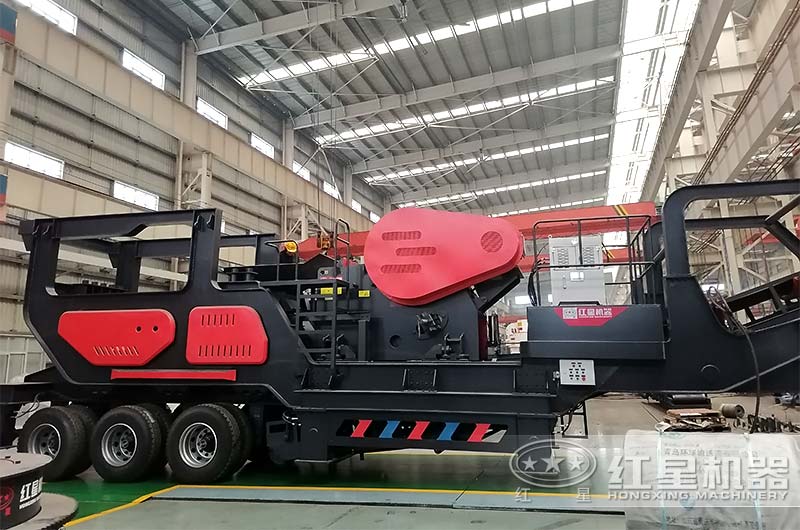 建筑垃圾移動顎式破碎站