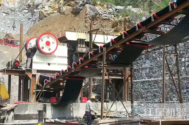 第二套破碎機生產現場