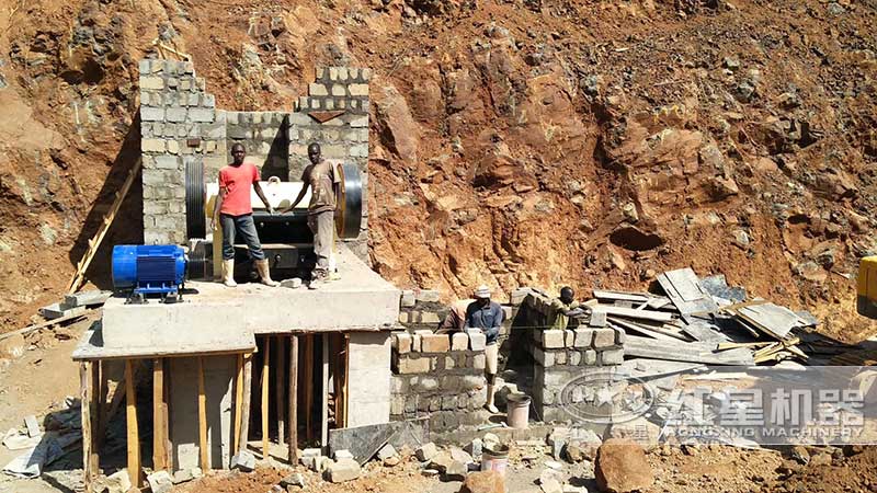 印尼小型碎石機安裝現場 印尼小型碎石機安裝現場