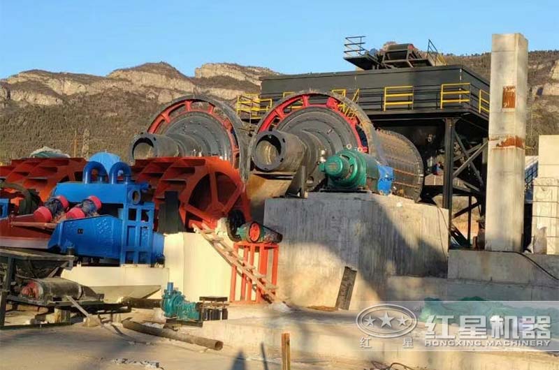 球磨機安裝現場