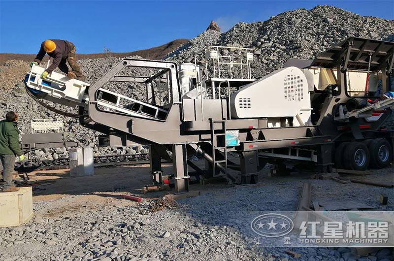 移動煤炭破碎機生產現場