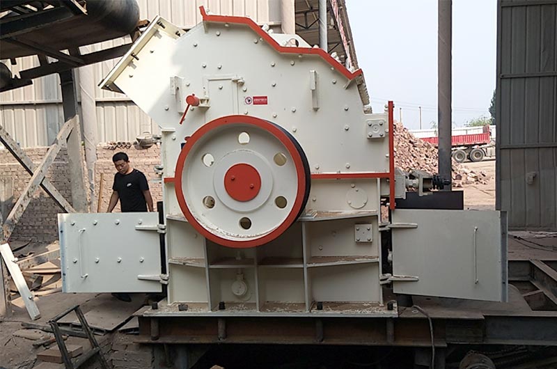 細碎制砂機處理現場