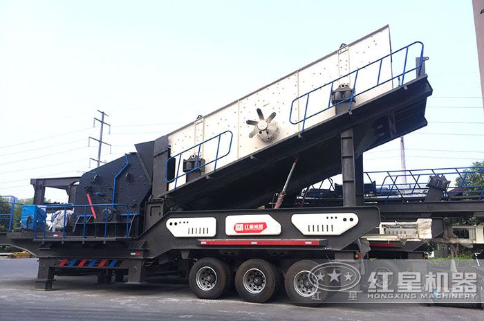 反擊破移動制砂碎石一體機 反擊破移動制砂碎石一體機