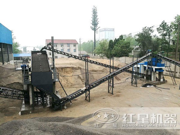 砂石生產線---紅星客戶現場 砂石生產線---紅星客戶現場
