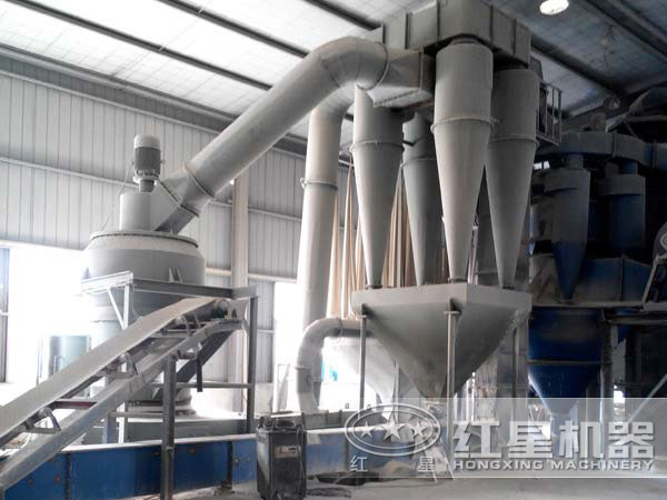 2500目磨粉機現場作業圖