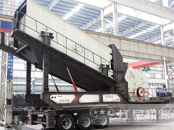 移動碎石機(jī)搭載反擊破