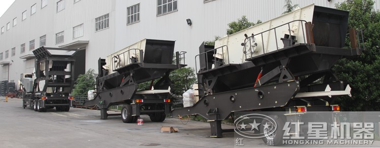 移動碎石機(jī)廠家的廠區(qū)