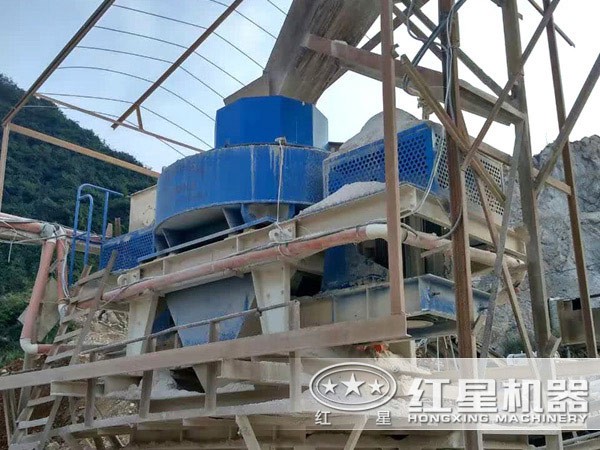 制砂機 廣西客戶現(xiàn)場