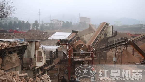 城市建筑垃圾的處理現場 城市建筑垃圾的處理現場