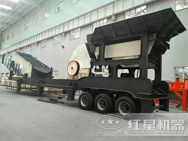 HX系列環(huán)保車載移動嗑石機廠區(qū)圖 HX系列環(huán)保車載移動嗑石機廠區(qū)圖