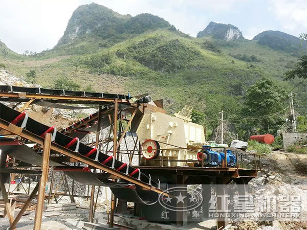 高產量、高質量砂石破碎_制砂生產線現場 高產量、高質量砂石破碎_制砂生產線現場