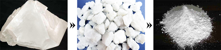 高鈣石破碎磨粉效果