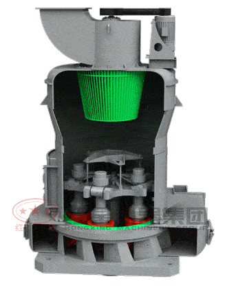 雷蒙磨粉機工作原理圖