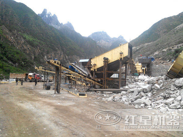 白云巖破碎生產線 白云巖破碎生產線