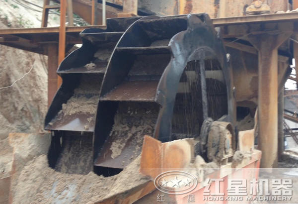 山砂洗砂現場 山砂洗砂現場