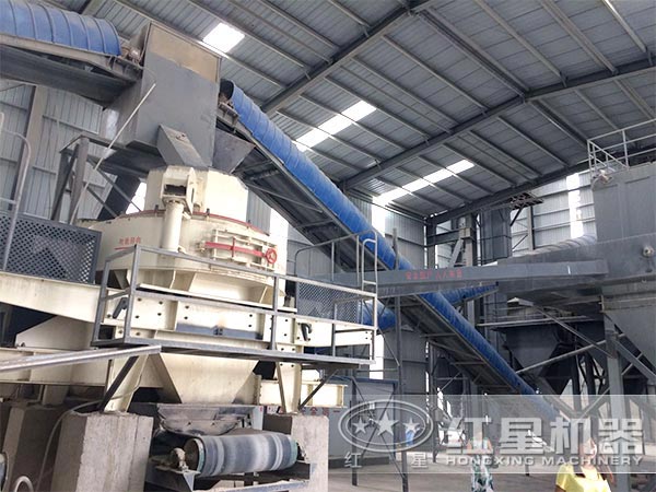 40一50噸山石子制砂機現場作業圖 40一50噸山石子制砂機現場作業圖