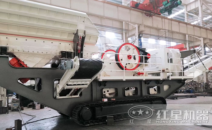 可移動履帶式hd86顎式破碎站 可移動履帶式hd86顎式破碎站