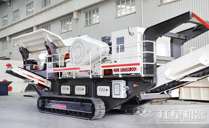 履帶式流動石子機圖