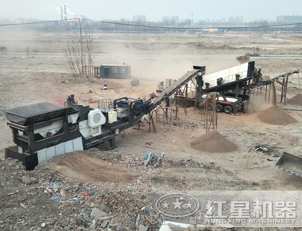 移動碎石機用于建筑垃圾 移動碎石機用于建筑垃圾
