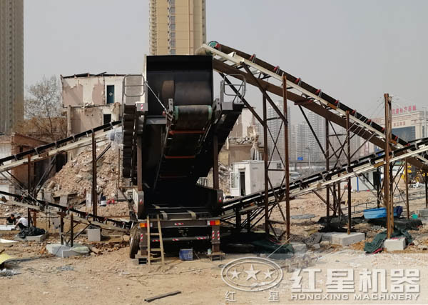 移動破碎站筑垃圾變廢為寶 移動破碎站筑垃圾變廢為寶