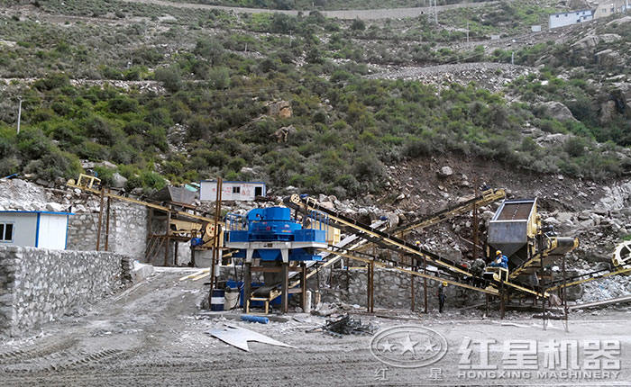 石子加工機現場作業圖 石子加工機現場作業圖