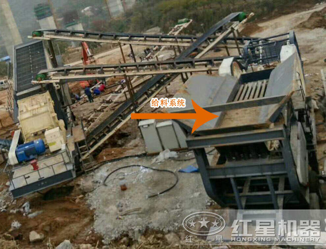 流動粉砂機的給料系統 流動粉砂機的給料系統