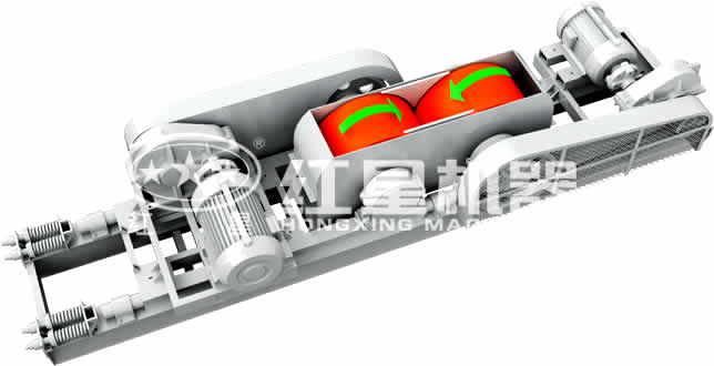 小型對輥式破碎機(jī)破碎物料展示 小型對輥式破碎機(jī)破碎物料展示