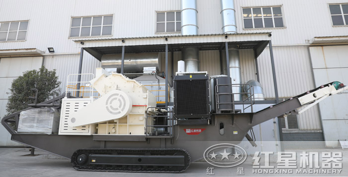 紅星履帶移動破碎設備