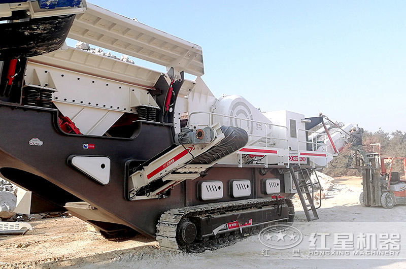 廣元履帶移動破碎站作業(yè)現(xiàn)場