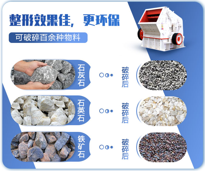 反擊式破碎機(jī)用途廣 反擊式破碎機(jī)用途廣