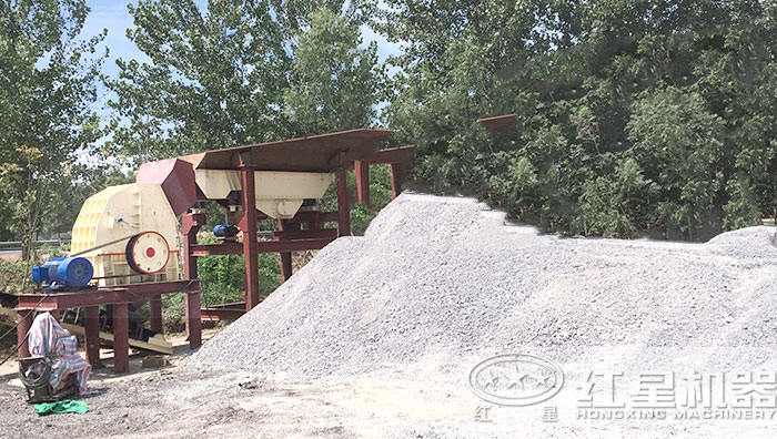 錘式破碎機加工物料現場展示 錘式破碎機加工物料現場展示