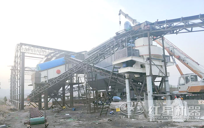 紅星機(jī)器為用戶配置的固定石頭粉碎成沙子生產(chǎn)線 紅星機(jī)器為用戶配置的固定石頭粉碎成沙子生產(chǎn)線