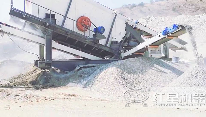 移動制沙生產現場 移動制沙生產現場