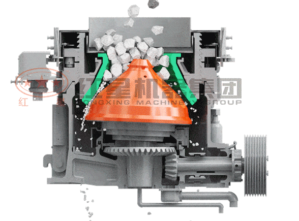 圓錐破碎機工作原理