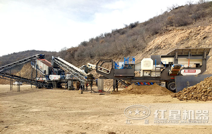 搭載顎式破碎機(jī)、反擊式破碎機(jī) 搭載顎式破碎機(jī)、反擊式破碎機(jī)