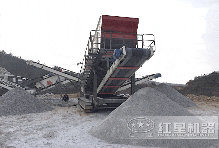 移動(dòng)式全套機(jī)制砂生產(chǎn)線