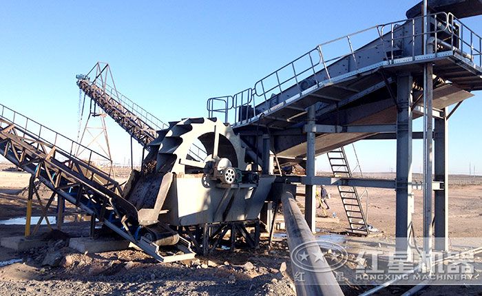 洗砂機生產現場