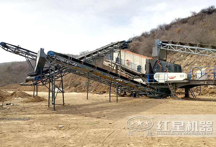 輪胎移動破碎機 輪胎移動破碎機