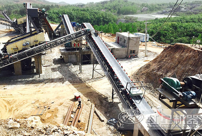 玄武巖破碎生產線 玄武巖破碎生產線