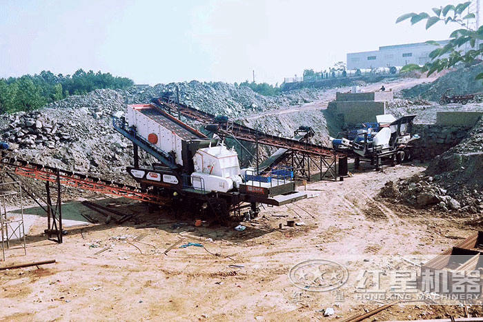 移動砂石生產現場 移動砂石生產現場