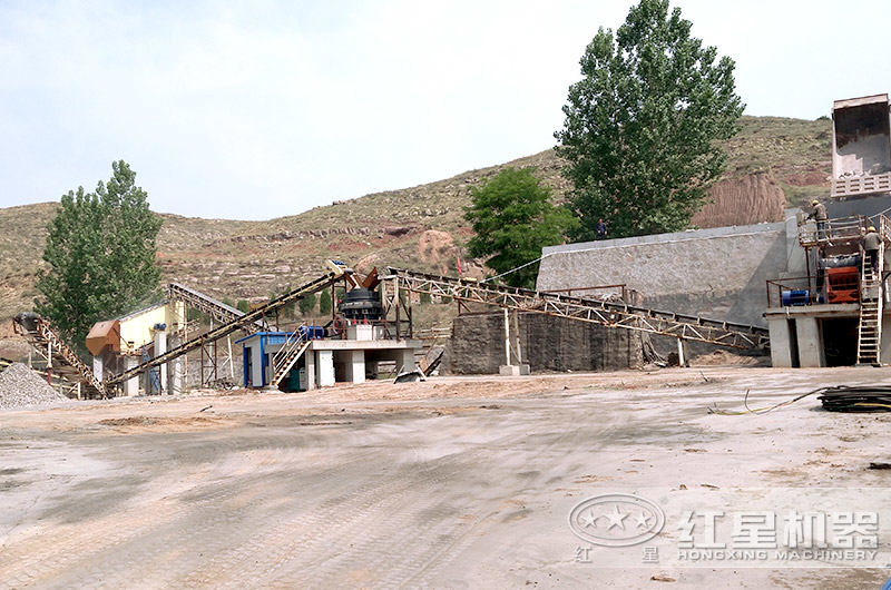 復合型圓錐破碎機客戶制砂現場 復合型圓錐破碎機客戶制砂現場