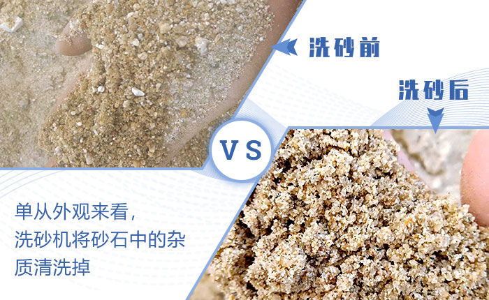 紅星洗砂機(jī)洗沙前后圖 紅星洗砂機(jī)洗沙前后圖