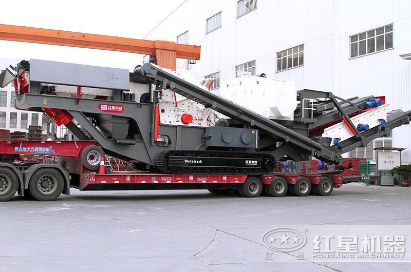 履帶移動破石機