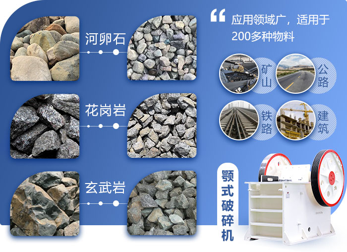 顎式破碎機應用 顎式破碎機應用